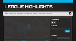 Desktop Screenshot of leaguehighlights.com