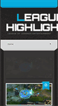 Mobile Screenshot of leaguehighlights.com